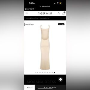 Tiger mist full length dress - Morana Dress